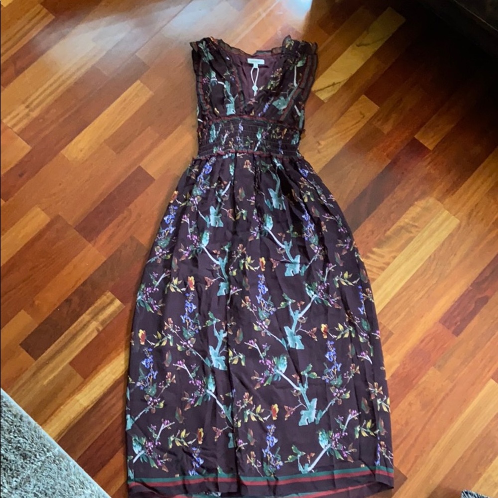 Cute fall dress in beautiful floral pattern